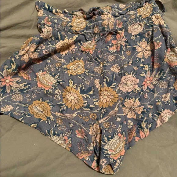 Spell Blue Floral Shorts - Picture 2 of 4
